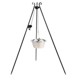 Cook King Dreibein 180 cm mit Edelstahltopf 14 l + Kurbel