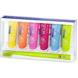 Curaprox Be You Zahnpasta-Schnupperpackung - Set mit 6x10ml kräftigen Aromen/Sanfte Aufhellung mit Enzymen & frischem Atem/Enthält CS 5460 Ultra Soft Zahnbürste/Hergestellt in der Schweiz