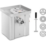 Royal Catering Fleischwolf Elektrisch Gastro Profi Edelstahl 150 kg/h Rücklauf Metallgetriebe,