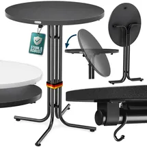 CASARIA Stehtisch Ø 70 x 110 cm Grau