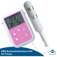 Axion Beckenboden-Elektrostimulationsgerät EMS Gerät I-2000 für Frauen zum Beckenboden-Training bei Inkontinenz, (Spar-Set), oder Geburtsrückbildung, Beckenbodentrainer für Frauen