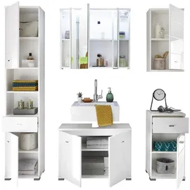 Bega BBK Waschbeckenunterschrank 60 x 57 x 30 cm Weiß