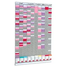 NOBO Stecktafel 64,5 x 96,0 cm 10 Spalten