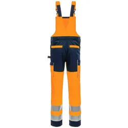 AS Arbeitsschutz Nitras Motion Tex VIZ lange Warnschutz Latzhose | orange | Gr. 42