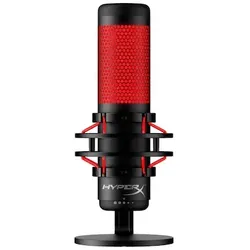 HyperX QuadCast USB Mikrofon mit roter Beleuchtung