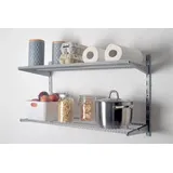 diy element-system gmbh Regal-Set Storage weiß-silber