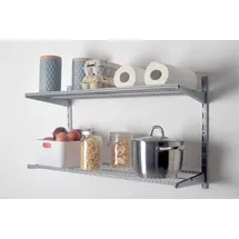 diy element-system gmbh Regal-Set Storage weiß-silber