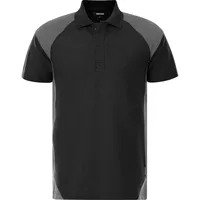Fristads Poloshirt 7047 GPM - Schwarz/Grau/3XL 300509-996-3XL