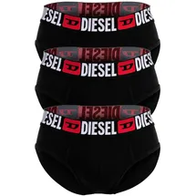 Diesel Slips unifarben Schwarz L 3er Pack