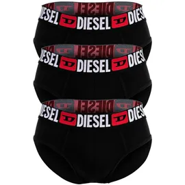 Diesel Slips unifarben Schwarz L 3er Pack