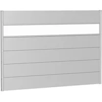 Biohort Wandpaneel für Sichtschutz 200 x 135 cm silber