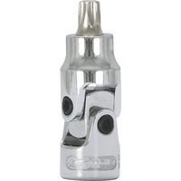 KS Tools 1/4" CHROMEplus Gelenk-Bit-Stecknuss TX, T8