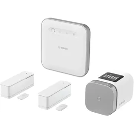 Bosch Smart Home Starter-Paket Raumklima II, effiziente Raumklimasteuerung und energieeffizientes Heizen, kompatibel mit Apple Homekit, Amazon Alexa und Google Assistant