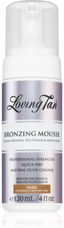 Loving Tan Bronzing Mousse Selbstbräunungsschaum Farbton Dark 120 ml