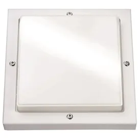 SG LEUCHTEN Außenleuchte LED 10W 580lm 240x240mm inkl. Bewegungsmelder weiß