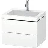 Duravit Möbelset c-shaped Set wandhängend wandhängend „L-Cube“ 60 × 50 × 48 cm