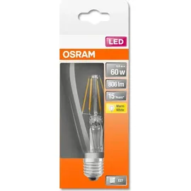 Osram LED-Lampe 4058075434400 7W E27 warmweiß 1 St.