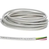 Lapp 10 Meter 0028520 UNITRONIC LiYY PVC-Datenleitung 20x0,5 mm2 I Signalleitung I Klingelkabel I Verlängerung LED Kabel 20-adrig I Lötkabel für