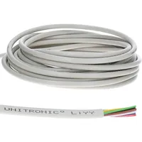 Lapp 10 Meter 0028520 UNITRONIC LiYY PVC-Datenleitung 20x0,5 mm2 I Signalleitung I Klingelkabel I Verlängerung LED Kabel 20-adrig I Lötkabel für