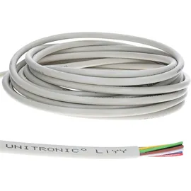 Lapp 10 Meter 0028520 UNITRONIC LiYY PVC-Datenleitung 20x0,5 mm2 I Signalleitung I Klingelkabel I Verlängerung LED Kabel 20-adrig I Lötkabel für