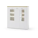 Quartier Highboard CALI - weiß/