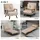 Homcom Schlafsofa, Klappbett mit Bettfunktion, Relaxsessel mit Rückenkissen, Polstersofa mit Verstellbarer Rückenlehne, Samtoptik, 63 x 73 x 81 cm,