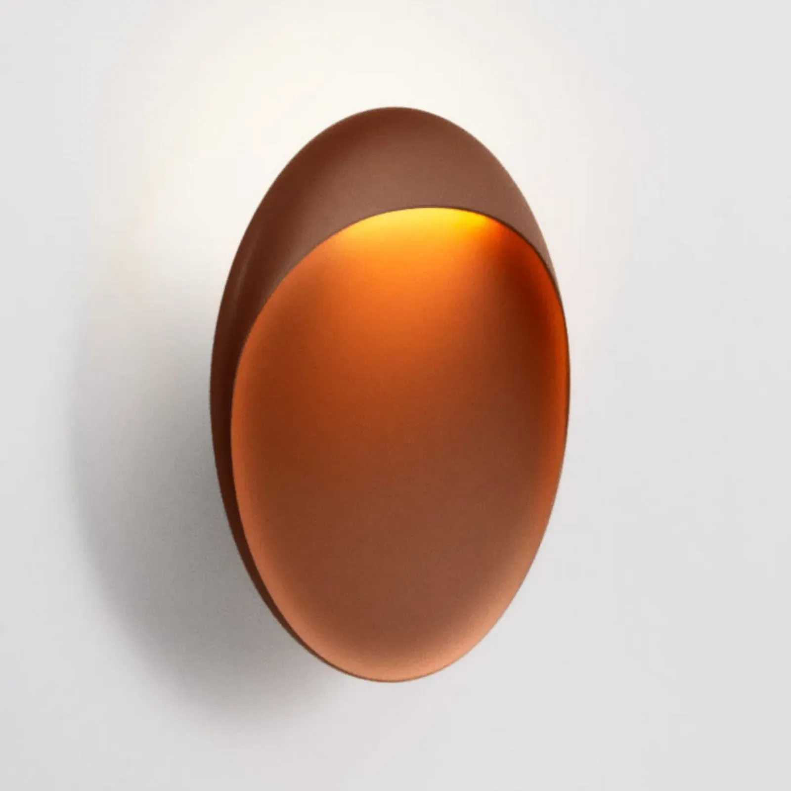 Außenleuchte Louis Poulsen, Flindt, dimmbar, Braun / Rost, für Wohnzimmer, Aluminium, Design