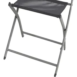 Mojawo 3tlg Bistroset Gartenmöbelset Outdoormöbel Balkon klappbar Farbauswahl - Grau