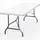 CASARIA Gartentisch 220 x 70 x 72 cm weiß klappbar