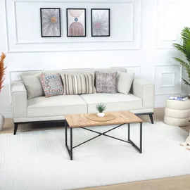 livabliss "CAGLIARI", beige (elfenbein), B:200cm H:14mm L:275cm, Kunstfaser, Teppiche, Teppich, Skandi Design, Modern Boho Kurzflor Wohnzimmerteppich, Schlafzimmer