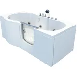AcquaVapore Seniorenwanne mit Tür Whirlpool S12-TH-WP-R Badewanne 85x170cm