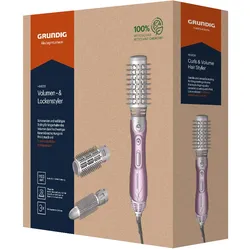 GRUNDIG Volumen- & Lockenstyler HS 6220 - silber