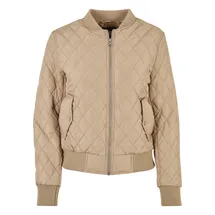 URBAN CLASSICS Diamond Quilt Nylon Steppjacke Union Beige XS