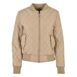 URBAN CLASSICS Diamond Quilt Nylon Steppjacke Union Beige XS