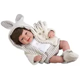 Muñecas Arias Zoe Mit Pelzschal Babypuppe 45 Cm - Multicolor 1 - One Size