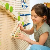 Beleduc Murmelbahn Spielzeug - Plug it Marble Run Set Lernspiel