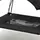 fudajo Hundebett mit Dach M 76 x 60 x 16 cm schwarz
