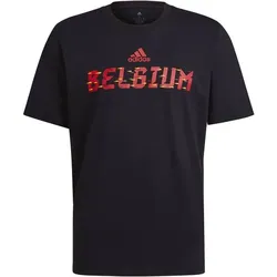 ADIDAS Herren Fanshirt BELGIUM Tee, BLACK, S