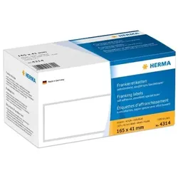 HERMA Frankier-Etiketten, 165 x 41 mm, einzeln, weiß