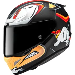 HJC RPHA 12 SEGA Shadow the Hedgehog Helm, schwarz-weiss-rot, Größe S für Frauen