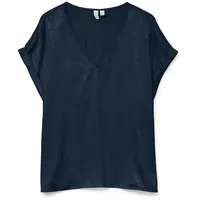 Vero Moda Blusentop VMBALIA S/S V-NECK T-SHIRT WVN BTQ