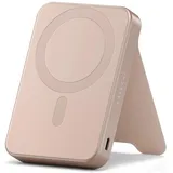 Satechi Satechi, Magnetische Powerbank, 10000mAh Qi2 15W mit Standfunktion, Rosa