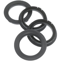 4X Zentrierringe 74,1 x 56,1 mm Dunkelgrau Felgen Ringe Made in Germany