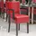 GGM Möbel Bistrostuhl Luca ARM Leder rot 2er Set