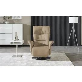 HIMOLLA Relaxsessel 7628 Leder 83 x 107 x 88 cm Beige