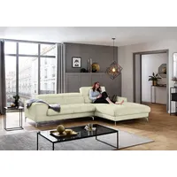 W.Schillig Eckcouch Mikrofaser 3-Sitzer Beige
