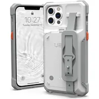 Urban Armor Gear iPhone 16e Ladecover grau-weiß