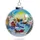 SIKORA Winterdorf No.3 Weihnachtskugel Innenglasmalerei besonderer Christbaumschmuck Ornament von innen handbemalt D: 10 cm - K10-47