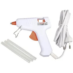 Rayher Mini mit Niedrigtemperatur Heißklebepistole weiß