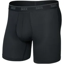 SAXX Quest Quick Dry Mesh Boxershorts Schwarz L 2er Pack